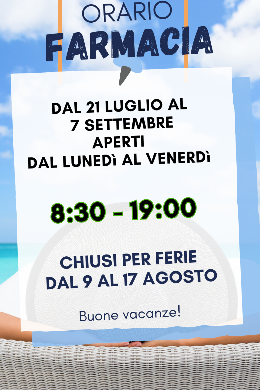Post di Instagram Orario estivo Fotografico Azzurro (Video per dispositivi mobili)